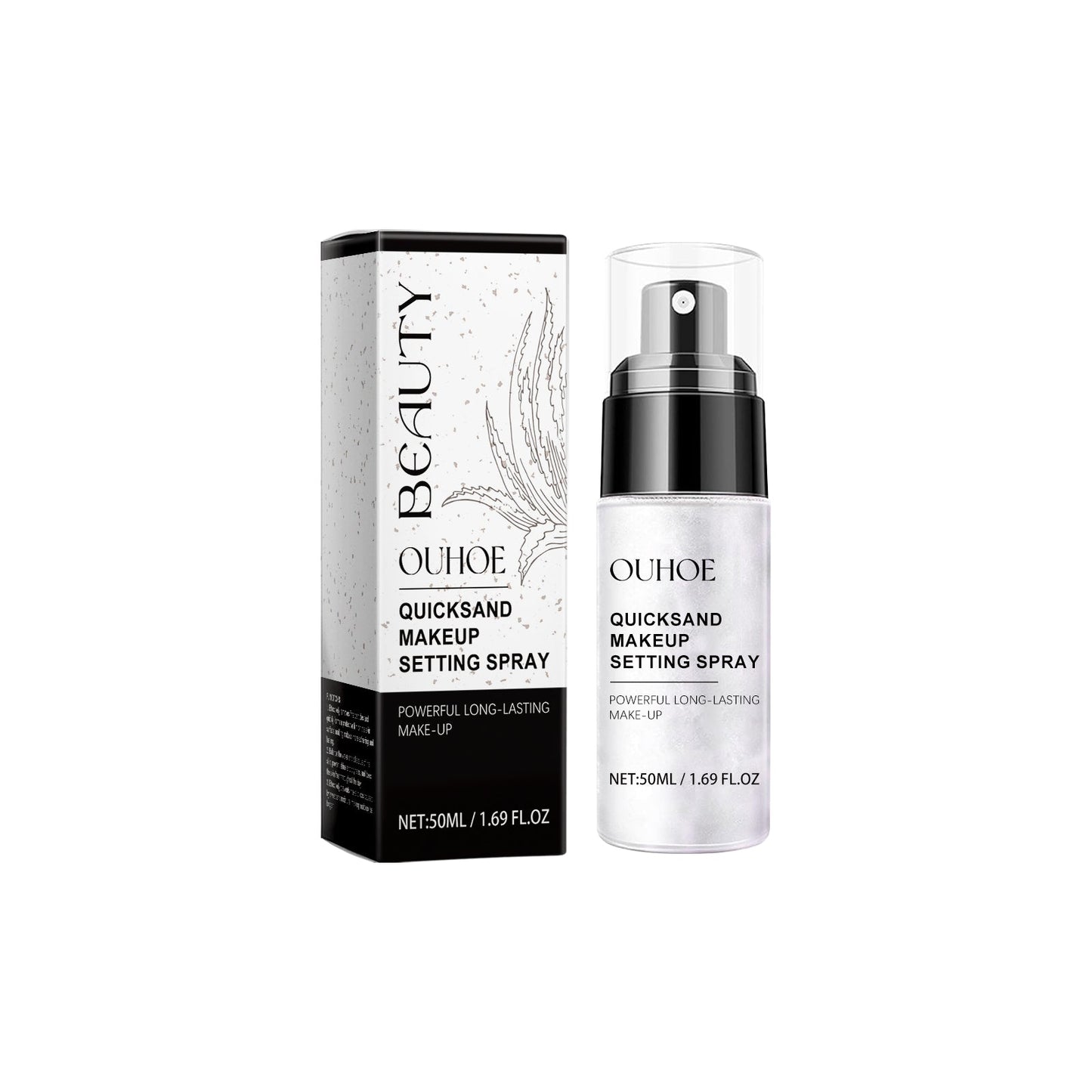 Quicksand Setting Spray Natural Lightweight Multi-Effect Moisture Moisture Mist Refreshing Portable Makeup Spray