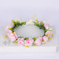 Flower garland super fairy bridal headpiece handmade simulation flower fairy headpiece wedding photography hair accessory