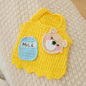 New Cute Cat Clothes Hair proof Autumn Puppet Kitten English Short Blue Cat Pet Autumn Winter Cat Sweater