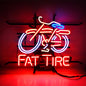 Fat Tire Bicycle Bike Neon Signs Light