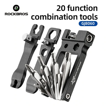 Bike Foldable Repair Kit 20-in-1 Function Combination Tool