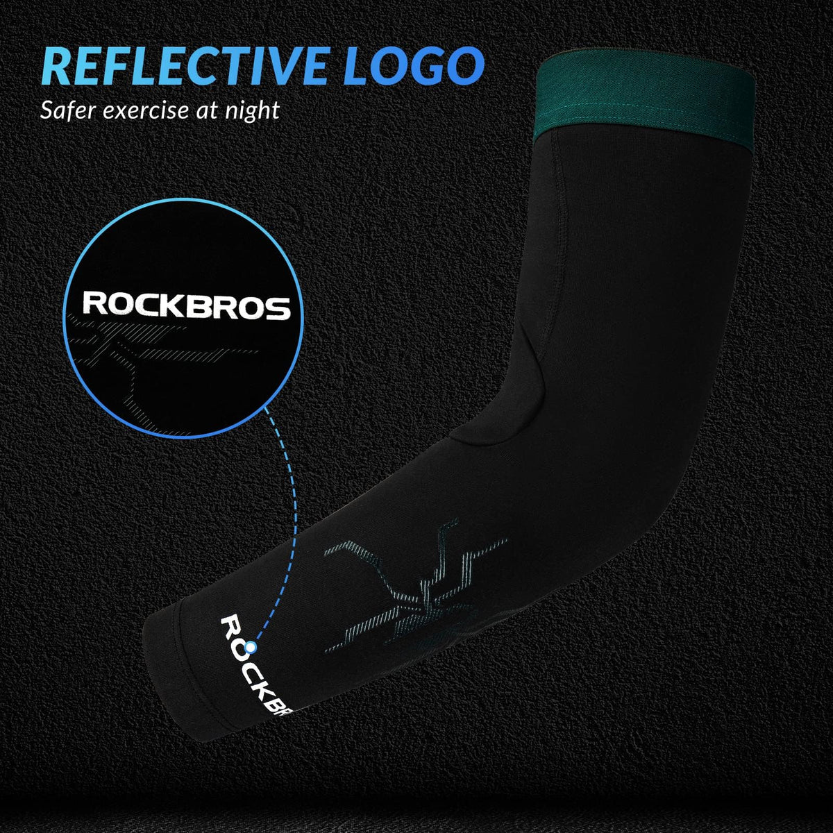 ROCKBROS Arm Sleeves Cycling Arm Warmers with Ultimate Warmth Moisture-Wicking Flexible