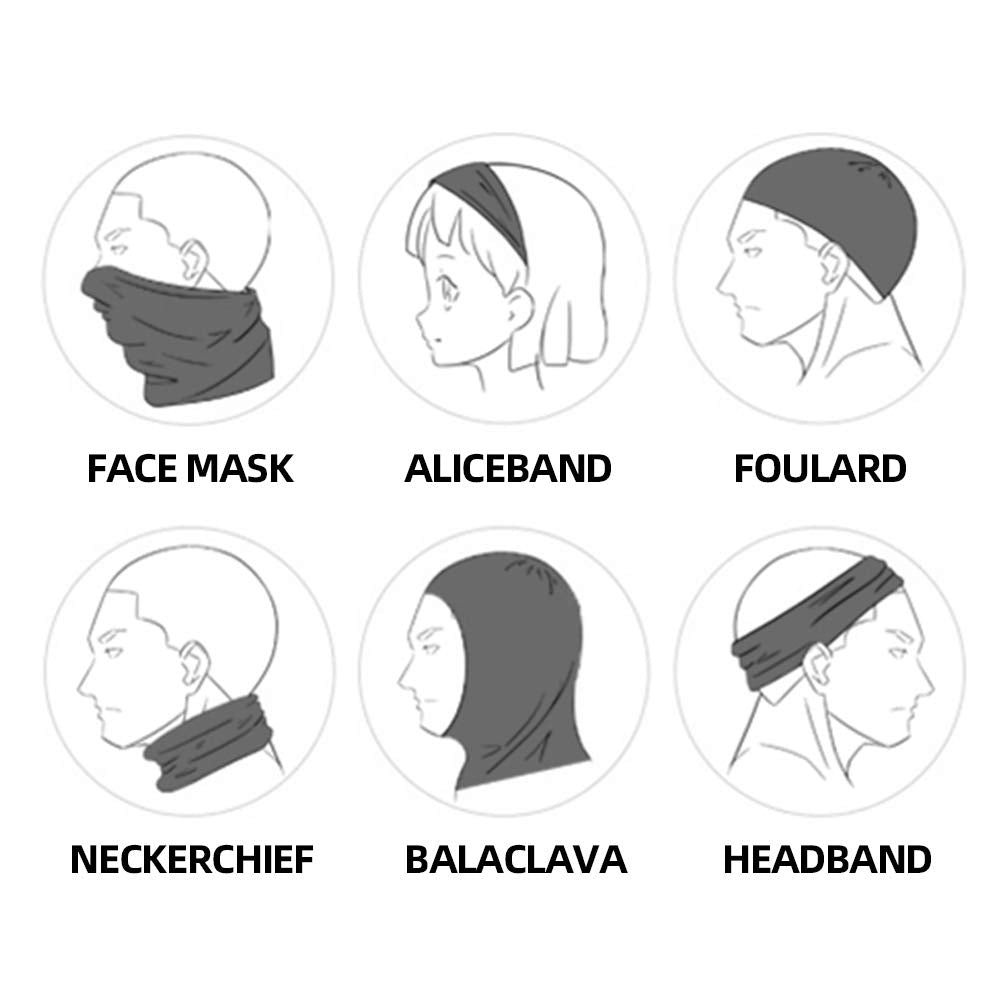 ROCKBROS Cooling Neck Gaiter Face Mask Fishing Scarf Face Cover for Men Women