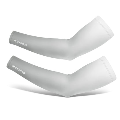 ROCKBROS Sun Protection Arm Sleeves Cooling for Running Golf Fishing Cycling