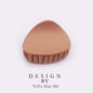 Korean Fashion Design Women Hair Claw Solid Color Hair Crab Retro Square Scrub Hair Clips