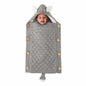 Baby Sleep Bag Newborn Sleepsack Warm Knitted Stroller Sleep Sack Toddler Knit Swaddling Blanket  for 1-12Months