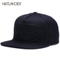 Raised Flag Embroidery Snapback Cap