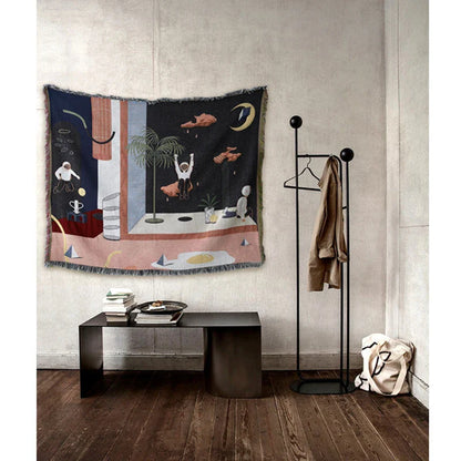 4018 Nordic Throw Blanket Multifunction Space Travel Decoration Slipcover Cobertor Hanging Tapestry for Sofa Bed Sheet Blankets