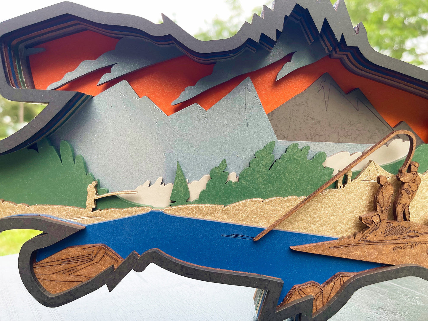 9 Layer Fish Mandala