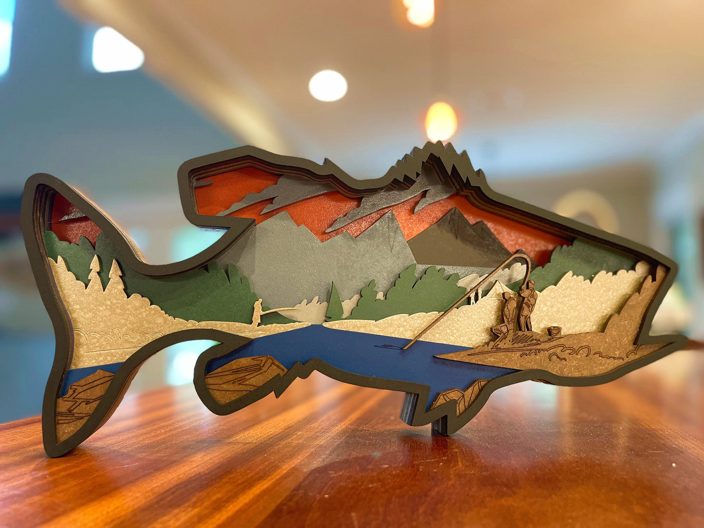 9 Layer Fish Mandala