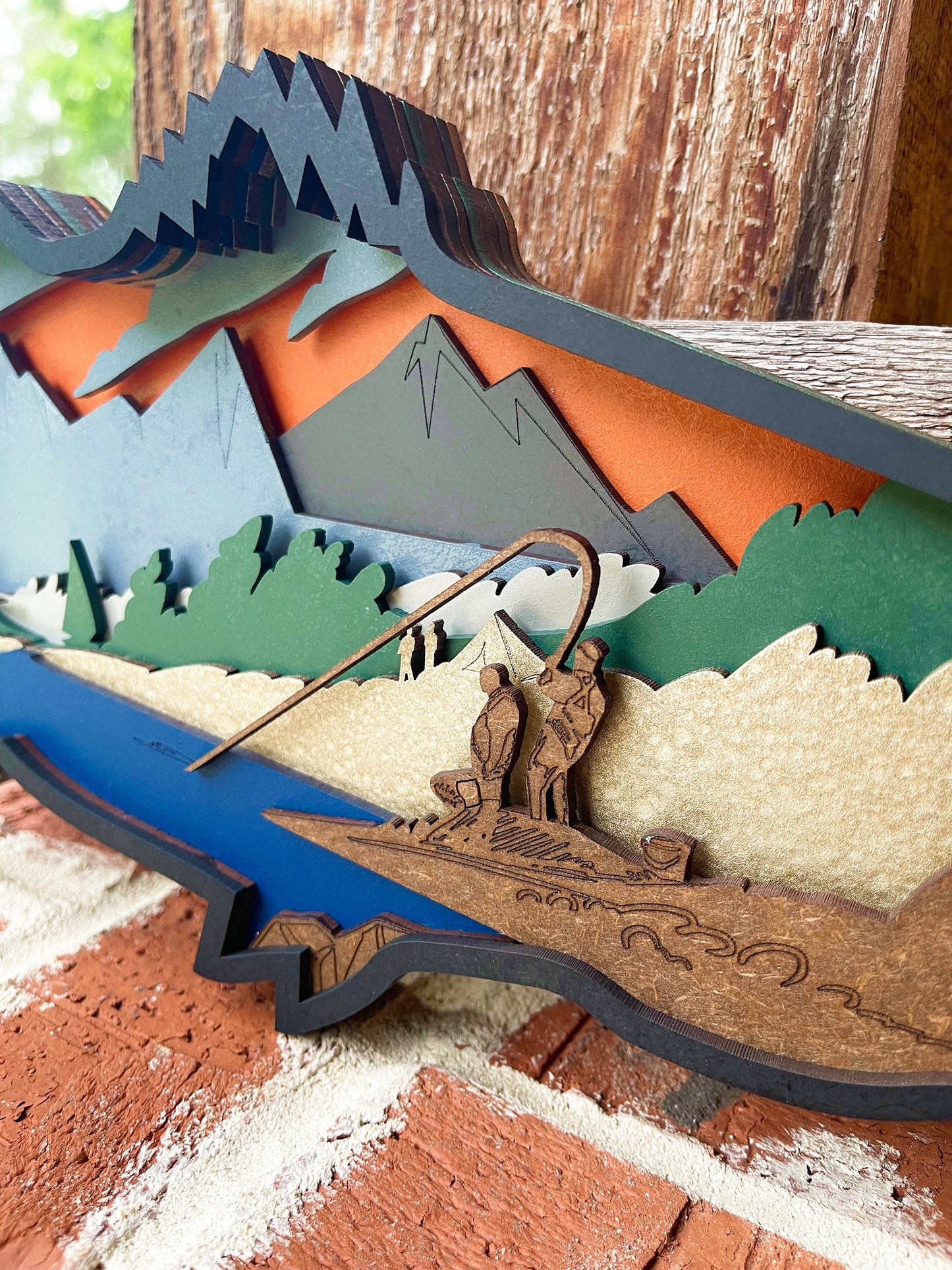 9 Layer Fish Mandala