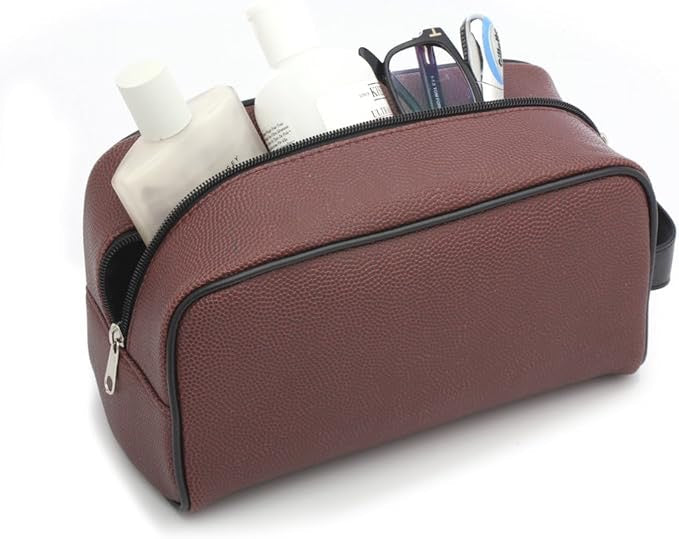 Custom Design Football Toiletry and Cosmetics Bag - Authentic Series