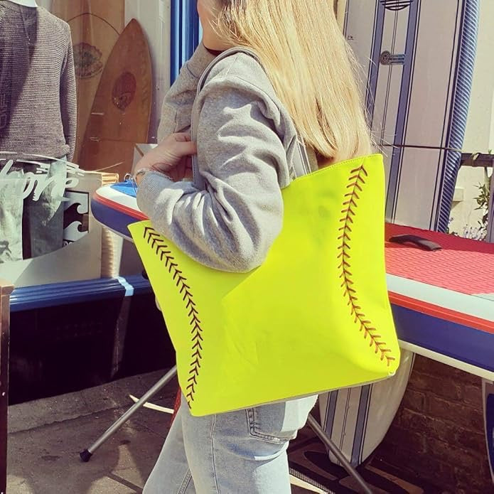 Custom Design Softball Tote Handbag - Authentic Series