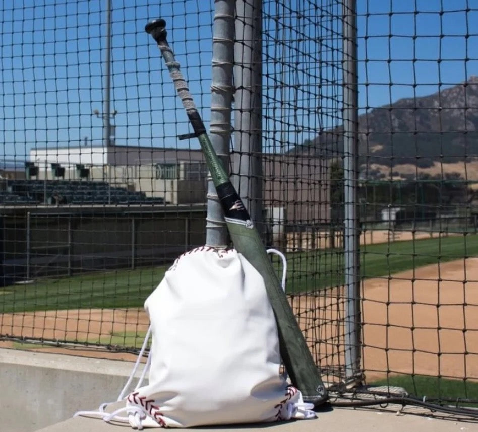 Custom Design Baseball Drawstring Bag - Authentic Series