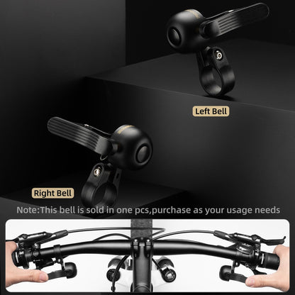 ROCKBROS Copper Alloy Bike Bell Clear Loud 100dB Sound, Sturdy Bell for Handlebars
