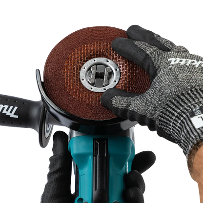 Makita GAG13M1 40V max XGT® Brushless Cordless 4‑1/2" / 5" X‑LOCK Paddle Switch Angle Grinder Kit, with Electric Brake (4.0Ah)