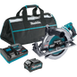 Makita GSR02M1 40V max XGT® Brushless Cordless Rear Handle 10‑1/4" Circular Saw Kit, AWS® Capable (4.0Ah)