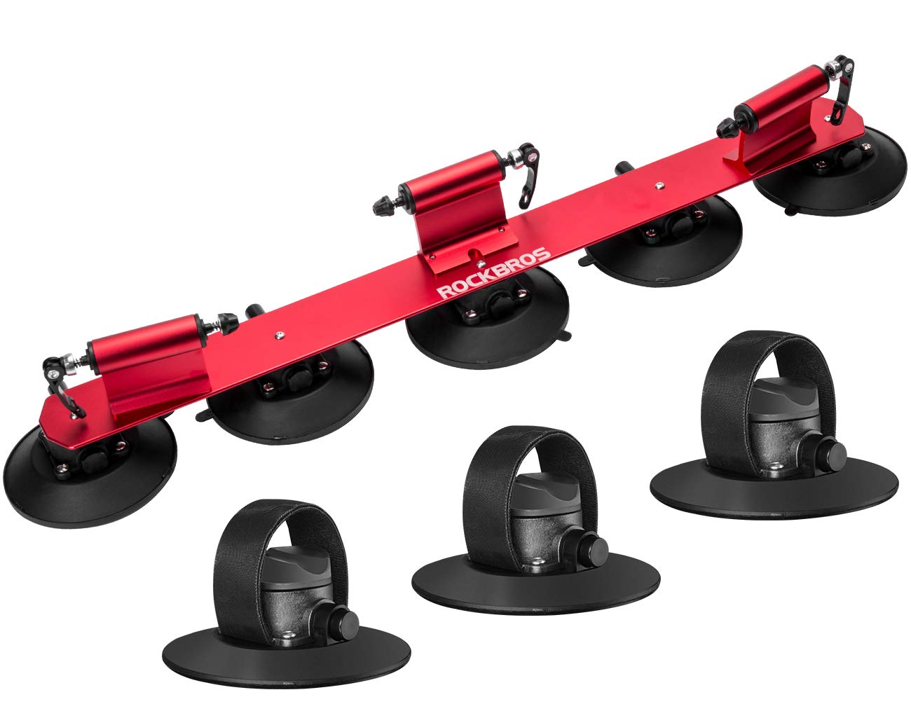 ROCKBROS Suction Cup Bike Rack for Car Roof Quick Release Sucker Mount