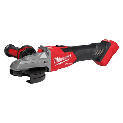 Milwaukee 2887-20 M18 FUEL™ 5" Flathead Braking Grinder, Slide Switch Lock-On (Tool Only)