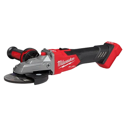Milwaukee 2887-20 M18 FUEL™ 5" Flathead Braking Grinder, Slide Switch Lock-On (Tool Only)