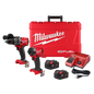 Milwaukee 3697-22 M18 FUEL™ 2-Tool Combo Kit - Hammer Drill and Impact Driver With 2 Batteries and Charger