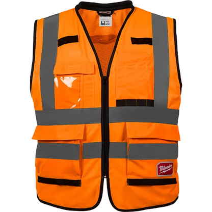 Milwaukee Class 2 High Visibility Orange Performance Safety Vest