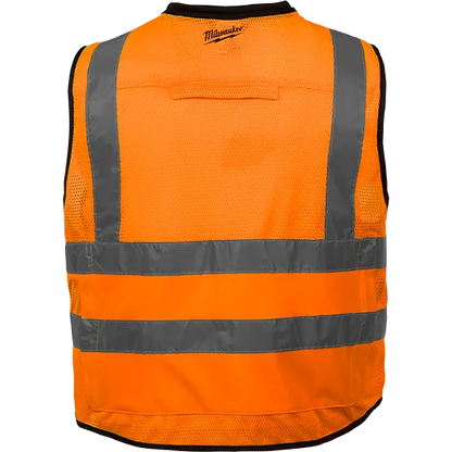 Milwaukee Class 2 High Visibility Orange Performance Safety Vest