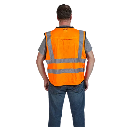 Milwaukee Class 2 High Visibility Orange Performance Safety Vest