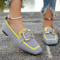 Vintage Suede Round-Toe Gommino Loafers — Women’s Driving Style