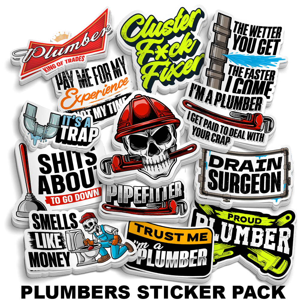 Plumbers Sticker Pack