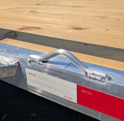 Aluminum tie down mount - Weld On - Each - For Trailer Decks