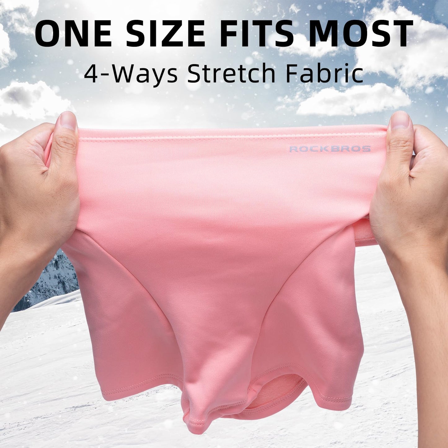 ROCKBROS Balaclava Ski Mask, Windproof Thermal Winter Neck Warmer Hood for Men  Women