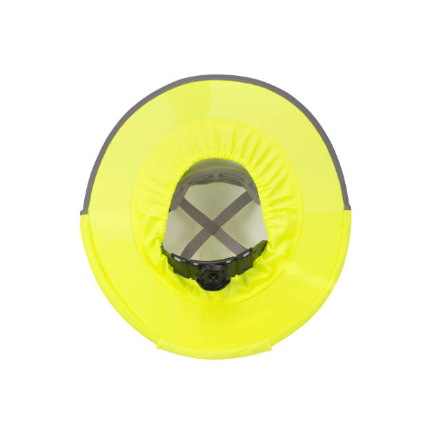 Collapsable Hard Hat Shade High Vis