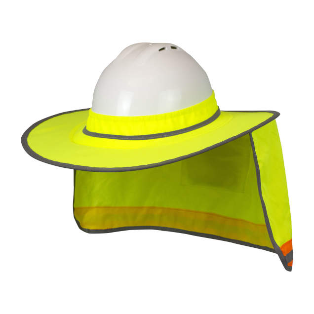 Collapsable Hard Hat Shade High Vis