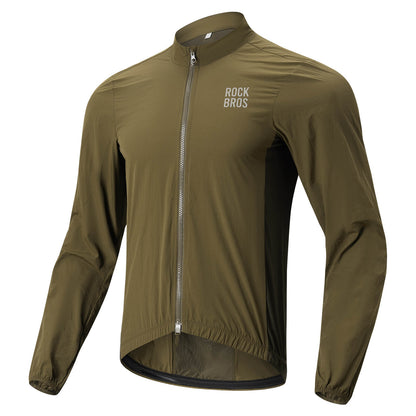 ROCKBROS Long-Seeved Cycling Windbreaker Jacket Foldable