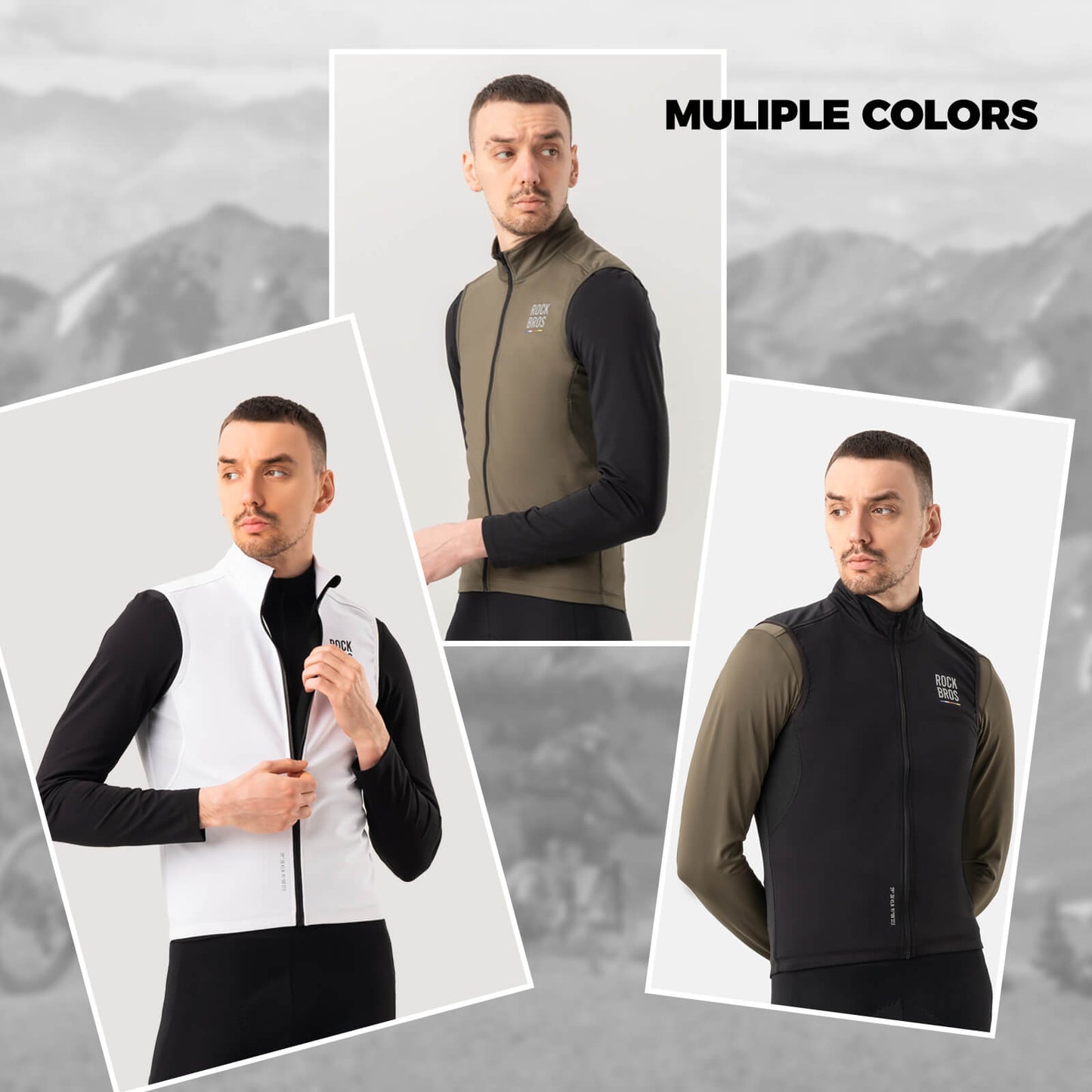 Men¡¯s Cycling Vest - Windproof for Spring & Autumn