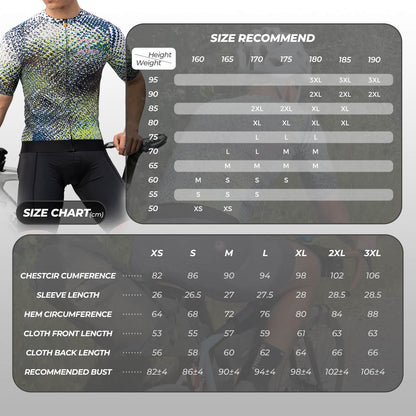 ROCKBROS Men's Short-Sleeve Camouflage Reflective Cycling Jersey