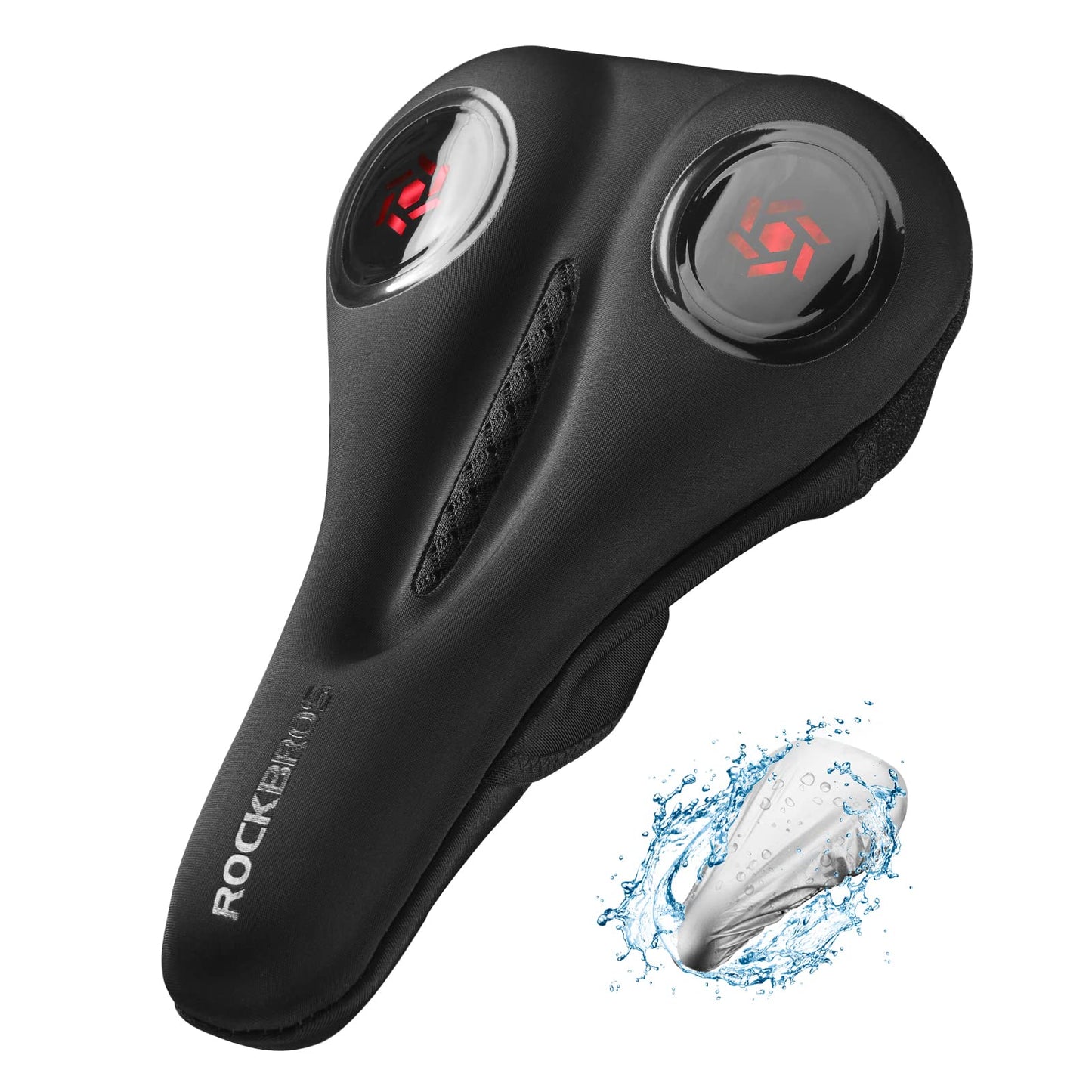 ROCKBROS Gel Bike Seat Cushion Padded Narrow Cover for Peloton Spin Bikes