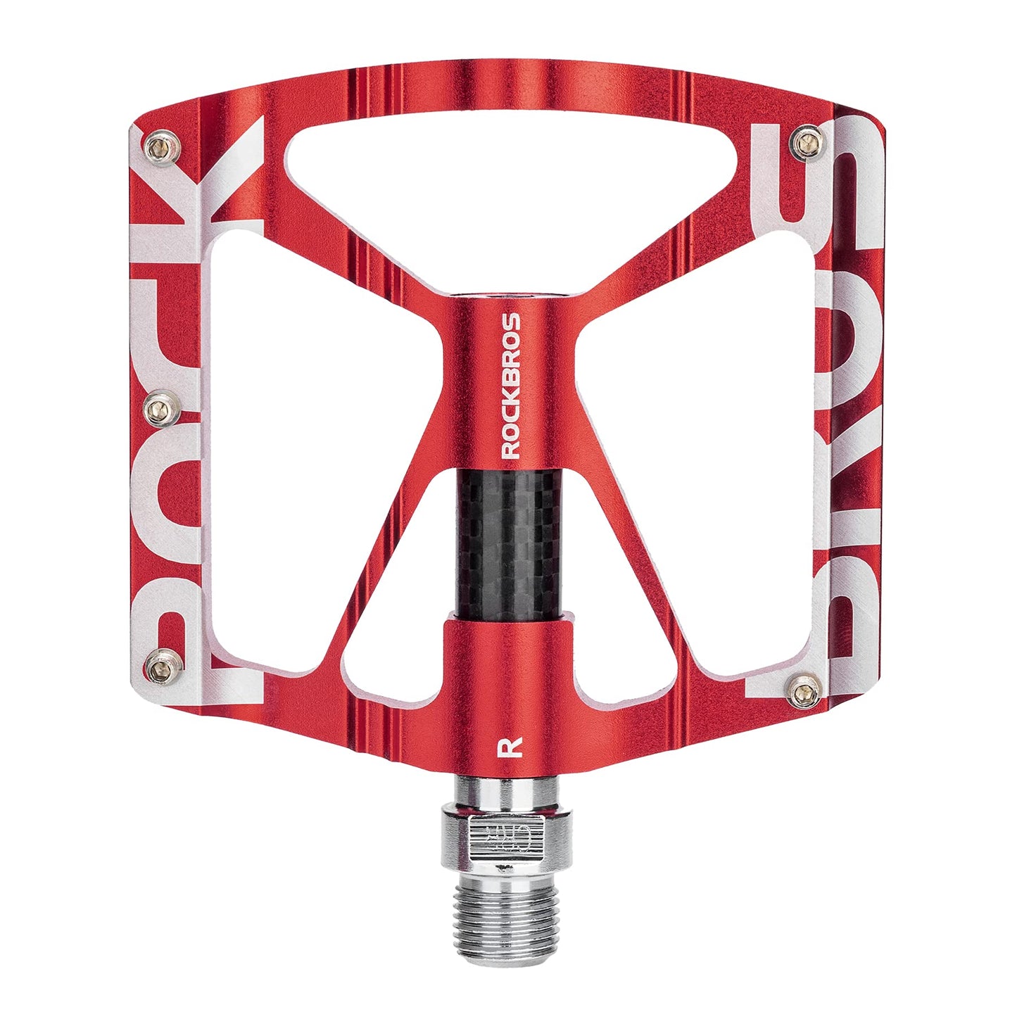 ROCKBROS Mountain Bike Pedals MTB BMX  Pedals CNC Non-Slip Lightweight Aluminum Alloy Bicycle Pedals 9/16"