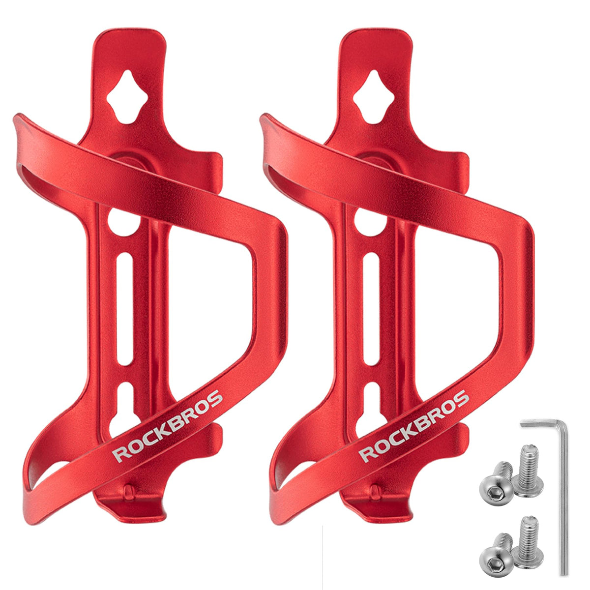 ROCKBROS Bike Water Bottle Holder Alloy Aluminum Bicycle Cage for Road and Mountain Bikes