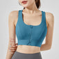Support Your Workout Front Zipper Sports Bra