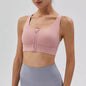 Support Your Workout Front Zipper Sports Bra