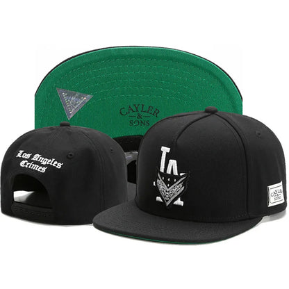 Skull Hand Snapback Hat – Flat Bill Adjustable Baseball Cap
