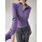 Sun Quick-Drying Zip-Up Sports Jacket Women S-3XL