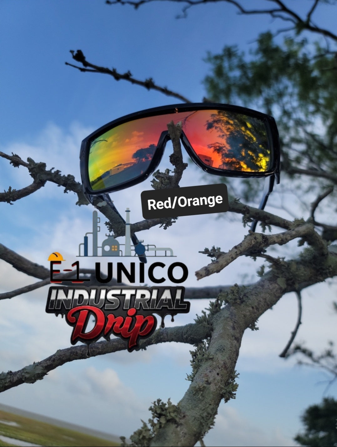 E-1 Unico Z87 Safety Sunglasses by Industrial Drip