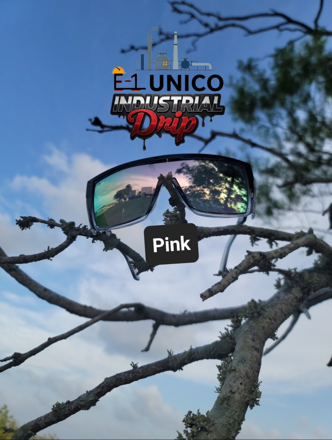 E-1 Unico Z87 Safety Sunglasses by Industrial Drip