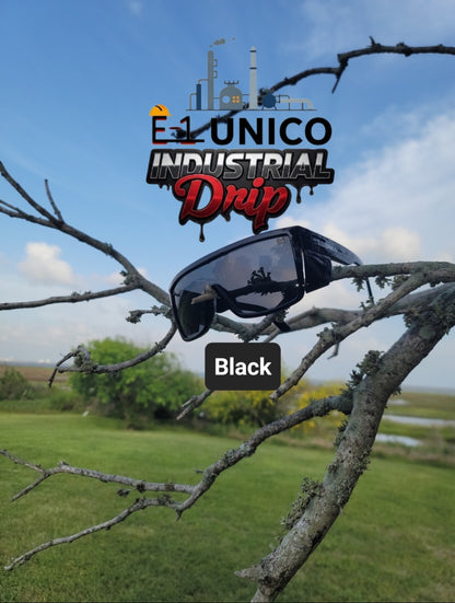 E-1 Unico Z87 Safety Sunglasses by Industrial Drip