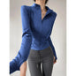 Sun Quick-Drying Zip-Up Sports Jacket Women S-3XL