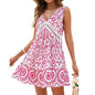 Boho V-Neck Sleeveless Summer Beach Dress