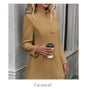 Women’s Elegant Single-Breasted Winter Overcoat